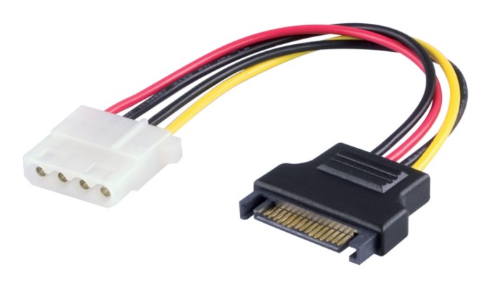 Luxorparts Strömadapter Sata till 4-pin Molex