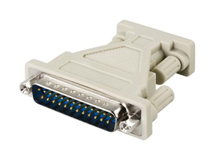Adapter 25-polig till 9-polig