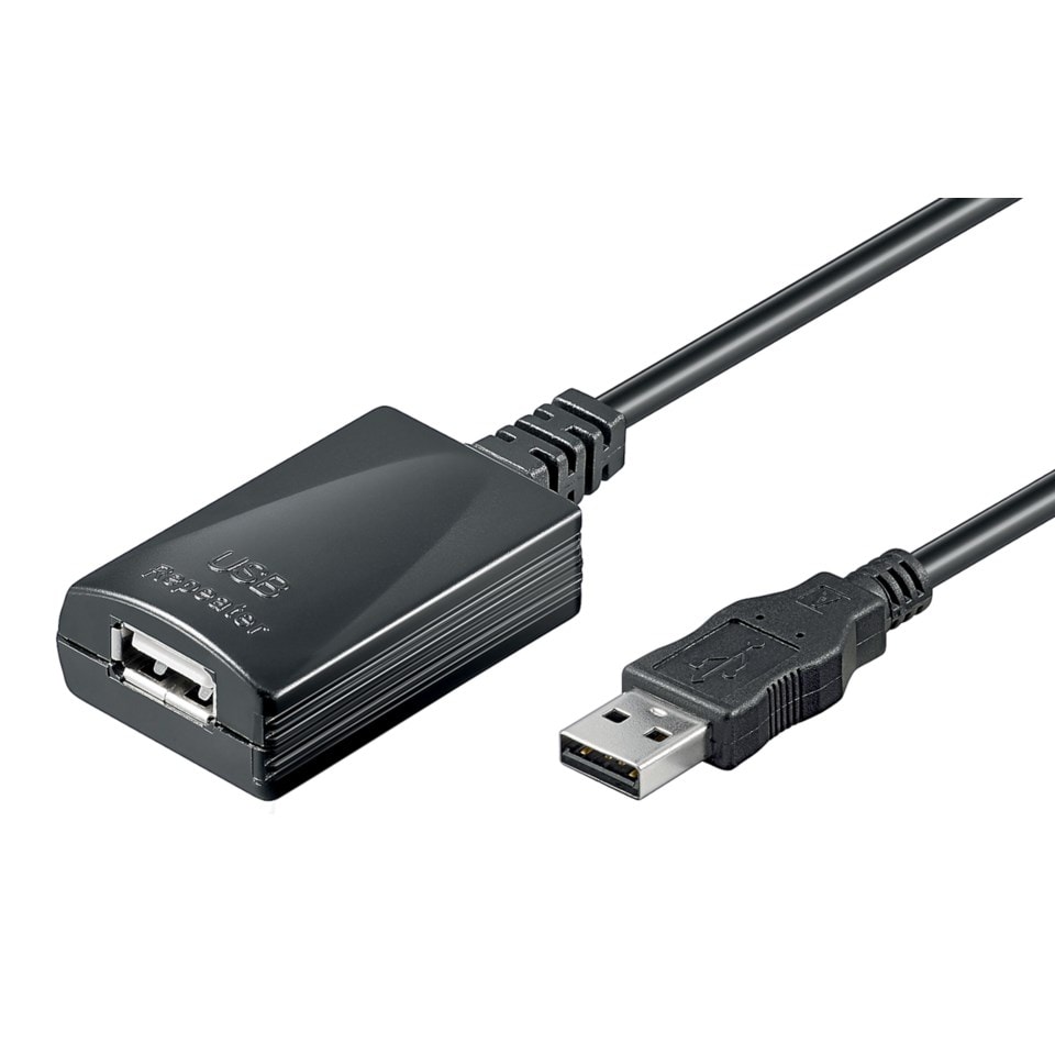 Luxorparts Aktiv USB-förlängning 5 m