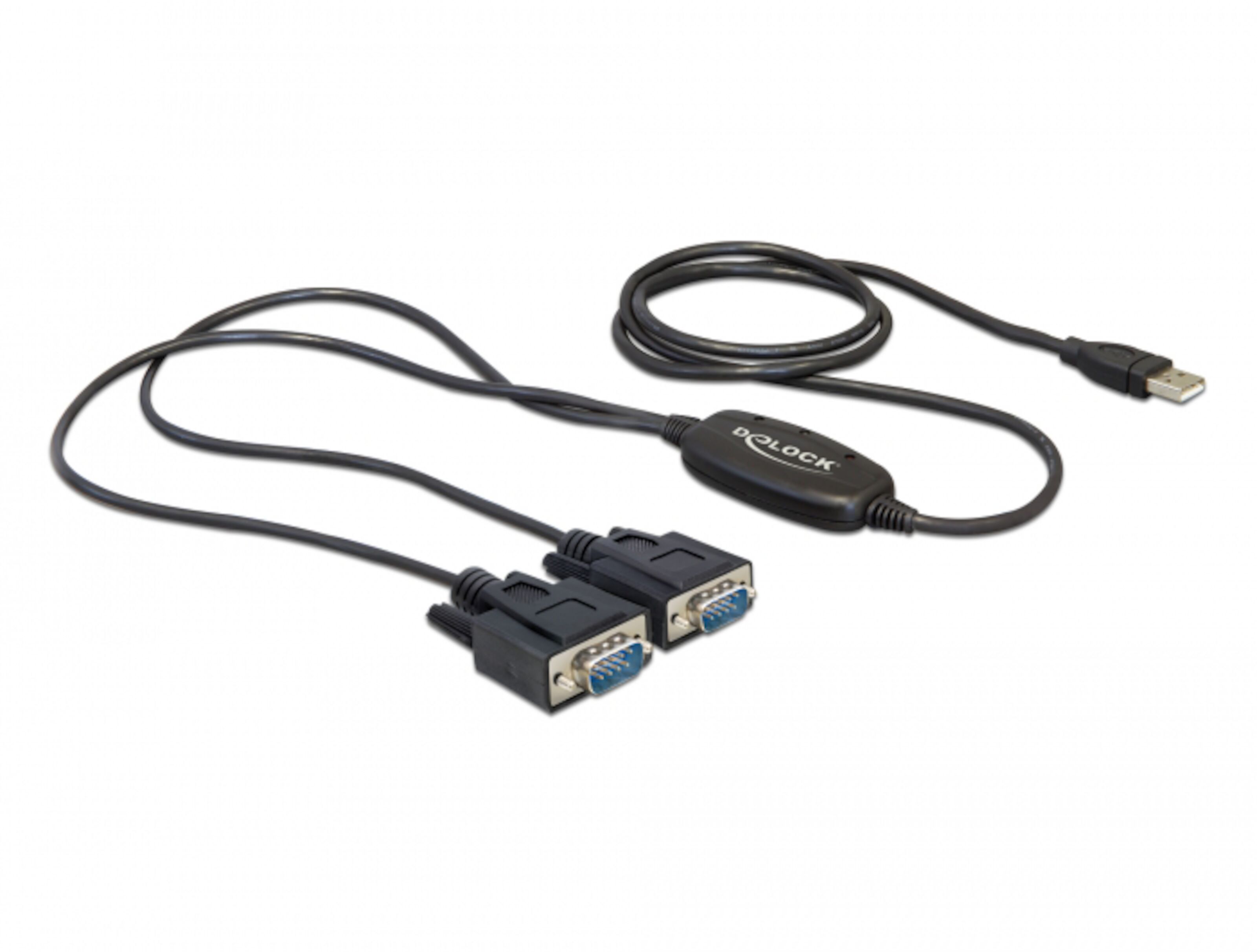 Adapter USB till 2x seriell Seriell