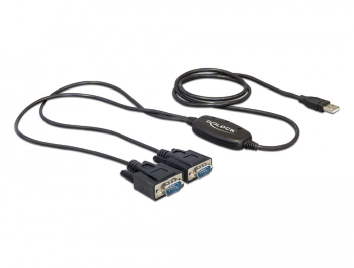 Adapter USB till 2x seriell