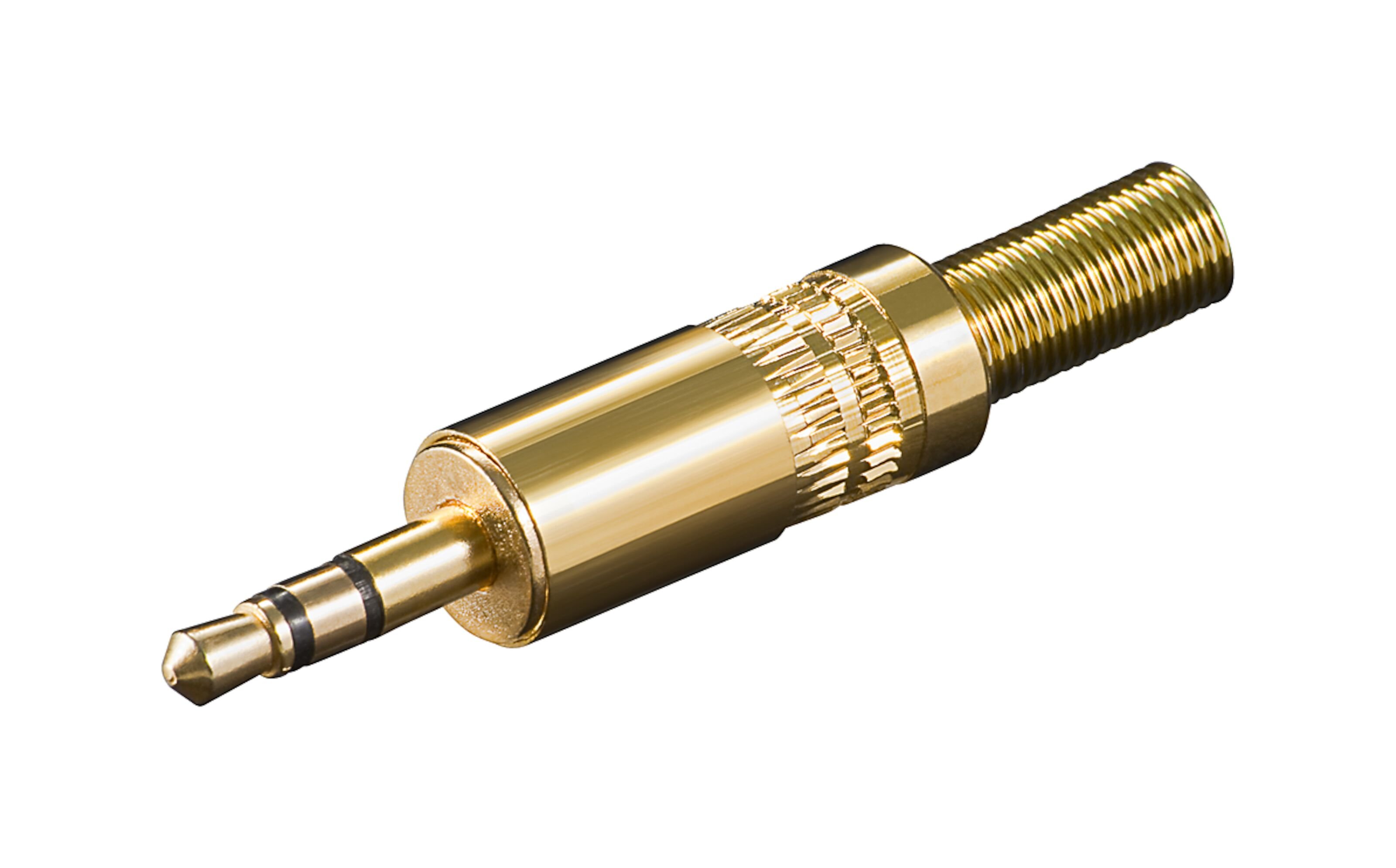 3,5 mm-kontakt i metall Hane Stereo