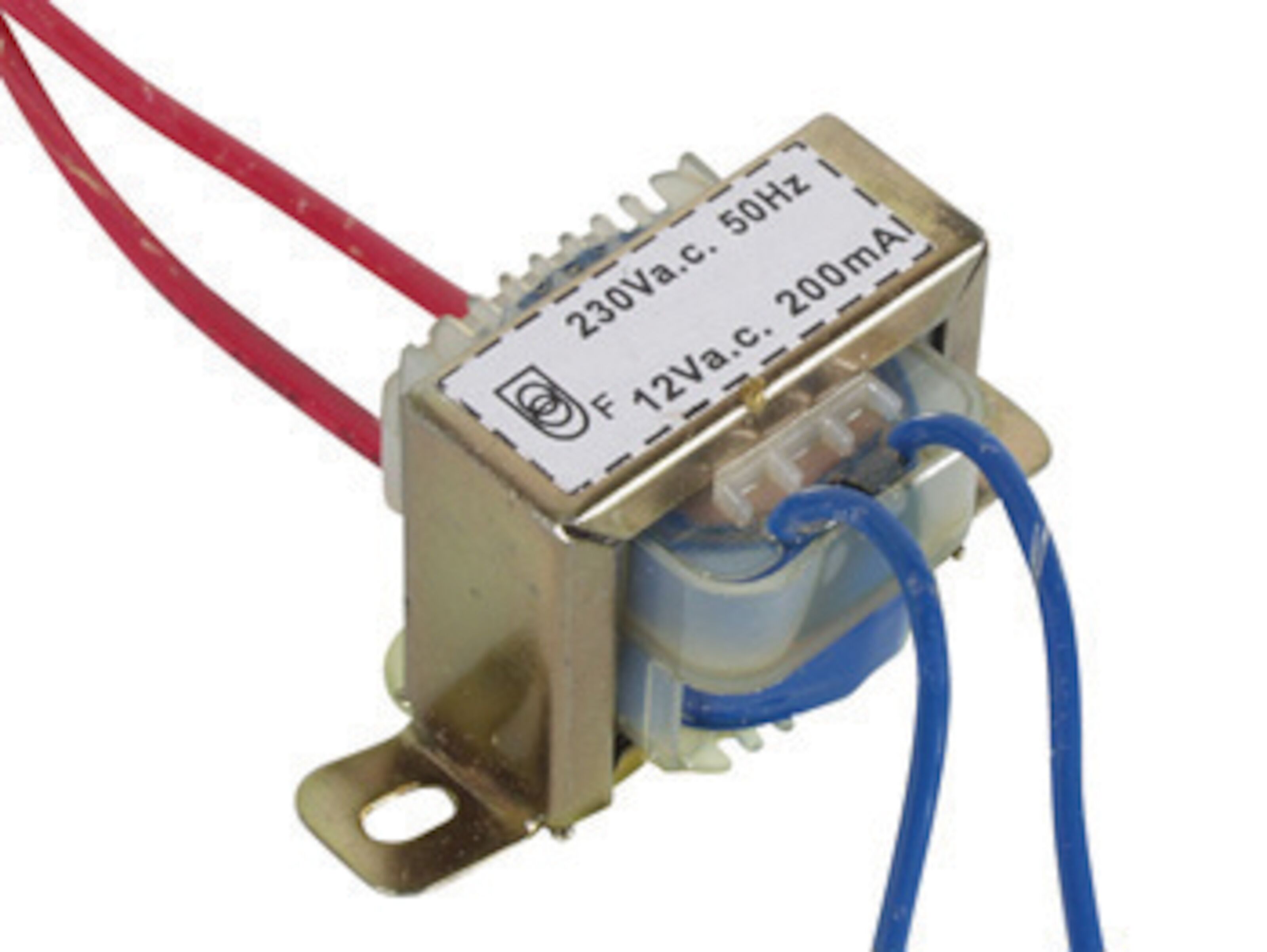 Transformator 1x12 V (AC) 2,4 VA - AC/AC-nätadaptrar | Kjell & Company
