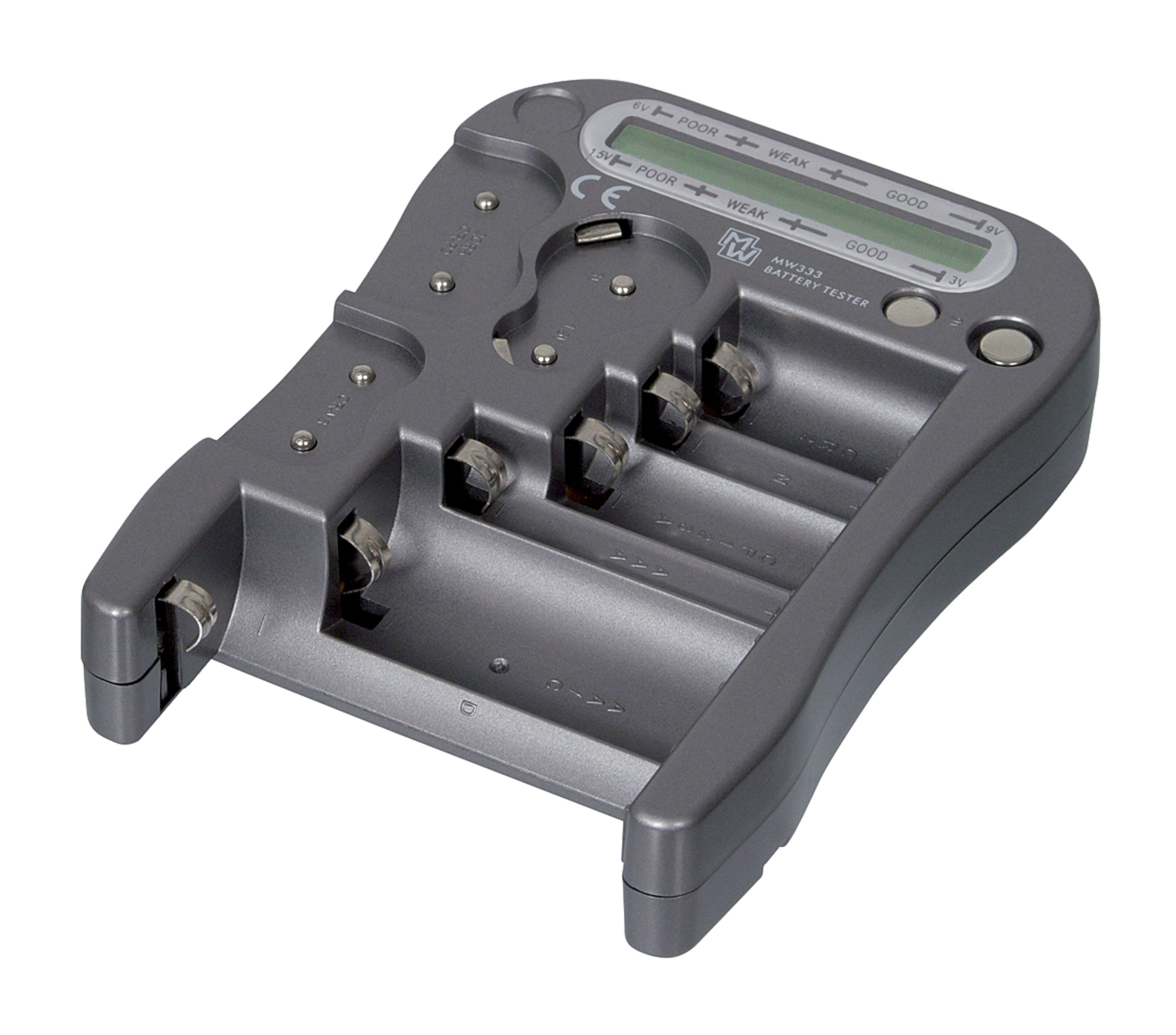 Batteritestare med LCD-display