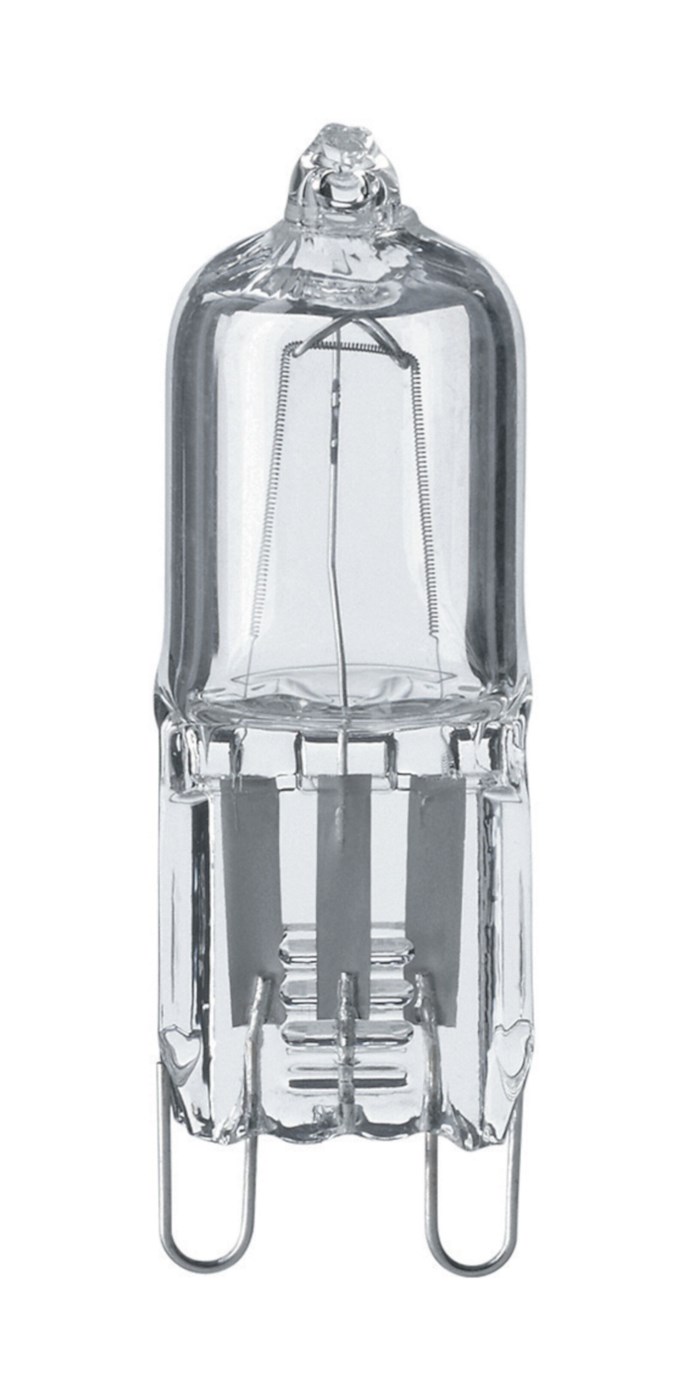 Halogenlampa G9 370 lm, 28 W. Halogenlampa