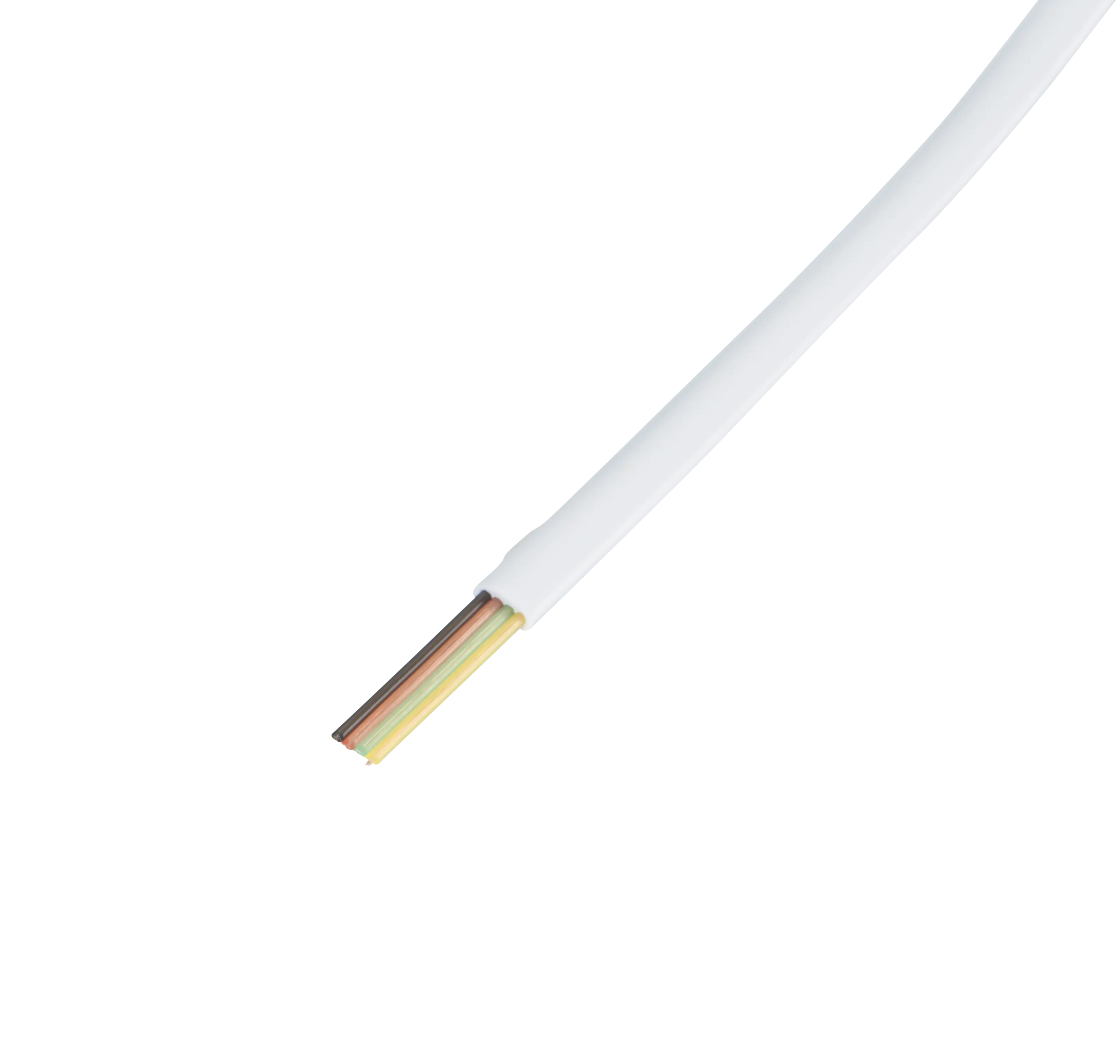 Modulkabel vit - 4 ledare