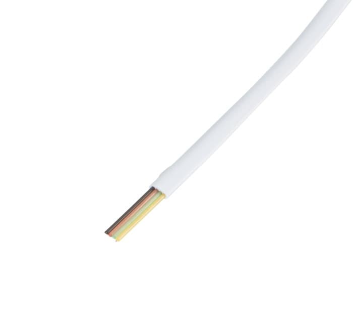 Modulkabel vit - 4 ledare