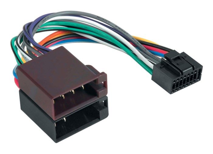 ISO-adapter för Kenwood 16-pin