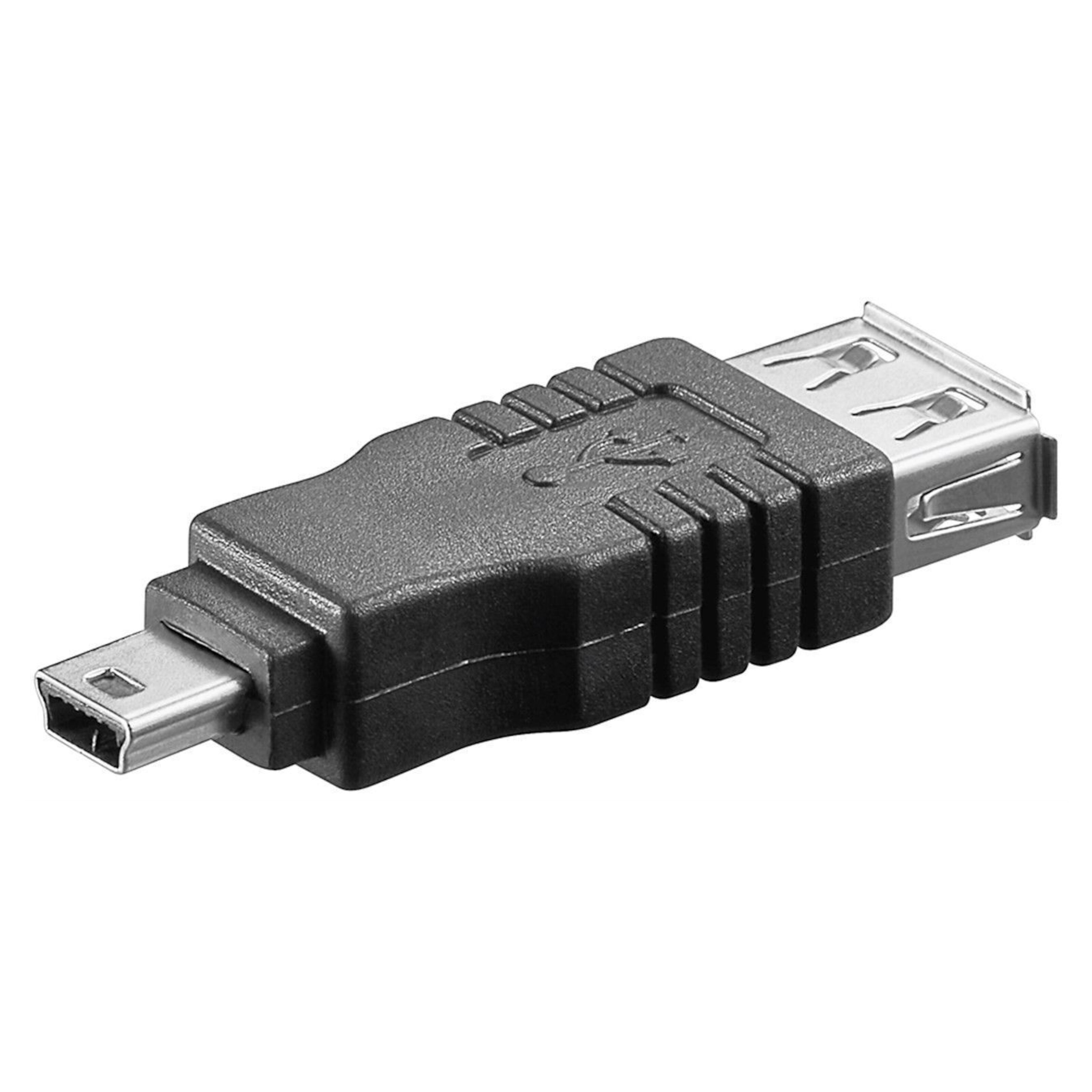Adapter USB-hona till Mini-USB-hane - USB-kablar | Kjell.com