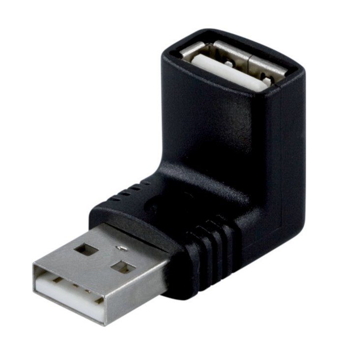 USB-vinkeladapter