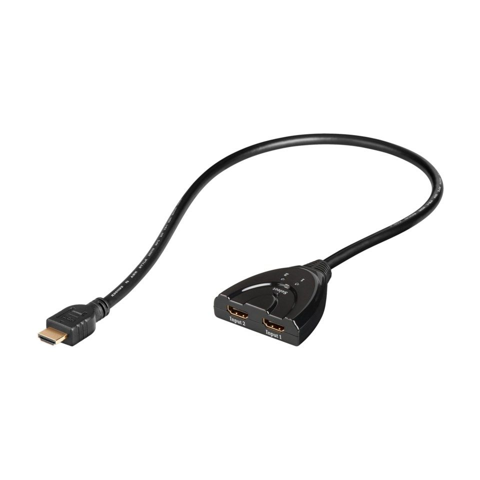 Luxorparts Kompakt automatisk HDMI-switch 2-veis