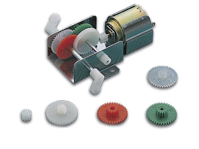 KNS7 Växellåda Byggsats. Växellåda och DC-motor