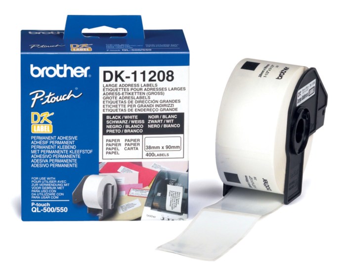 Brother DK-adressetiketter 38x90 mm