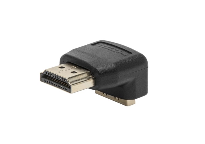 HDMI-vinkeladapter Uppåtvinklad