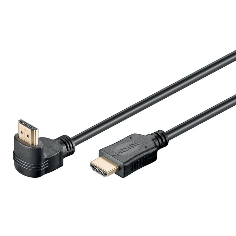 HDMI-kabel High Speed Vinklet opp 1,5 m