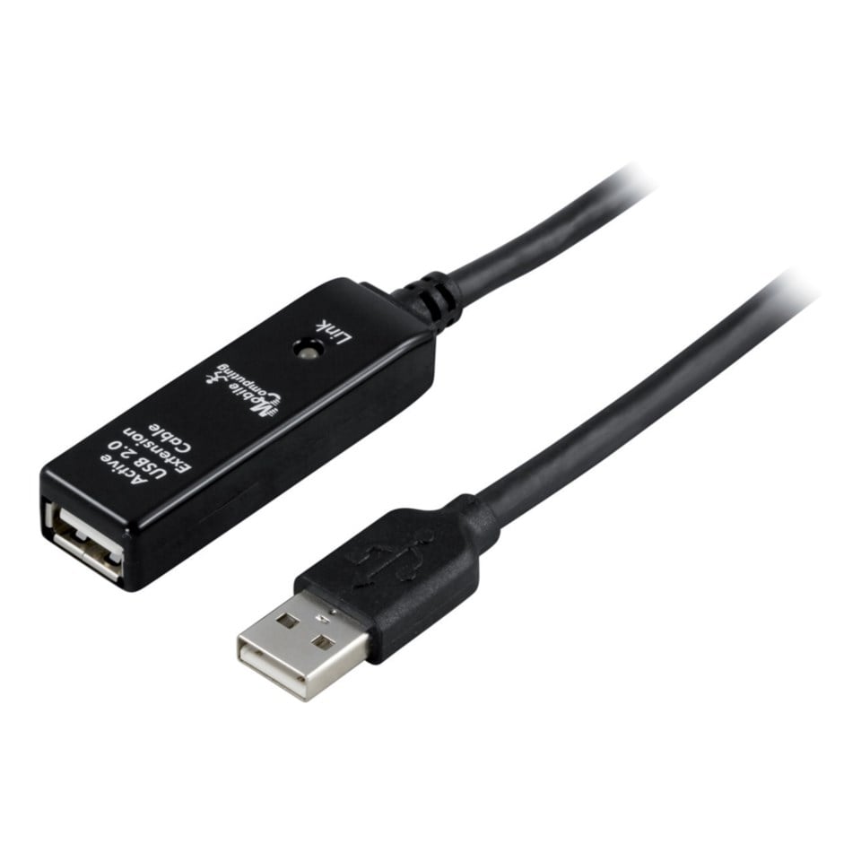 Luxorparts Aktiv USB-forlengelseskabel 10 meter
