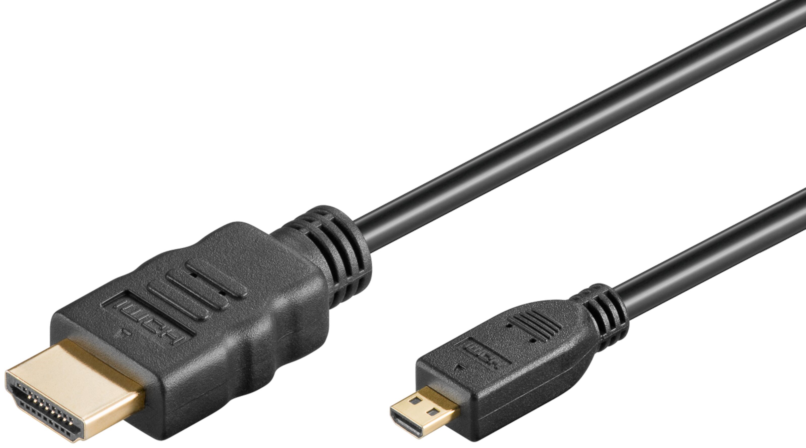 Micro-HDMI-kabel High Speed - Micro-HDMI | Kjell.com