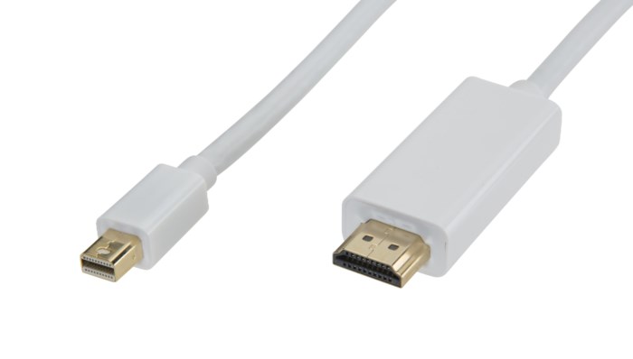 Anslutningskabel Mini-displayport till HDMI 1 m