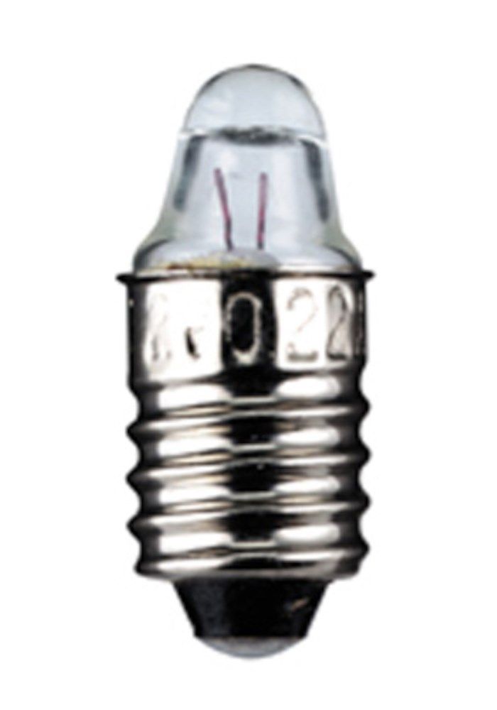 Glödlampa med lins E10 25 V 03 A