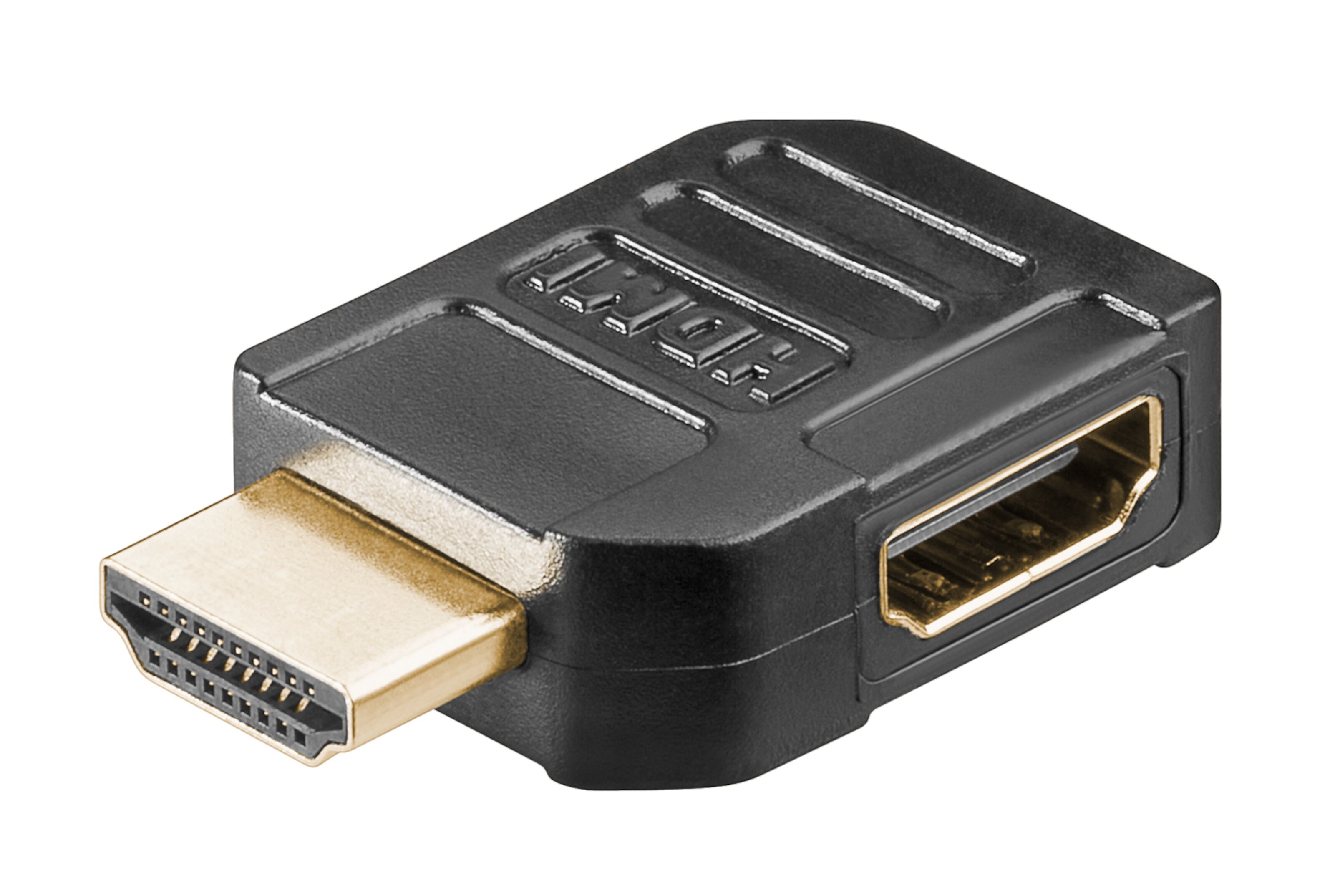 HDMIvinkeladapter 90° HDMIadapter