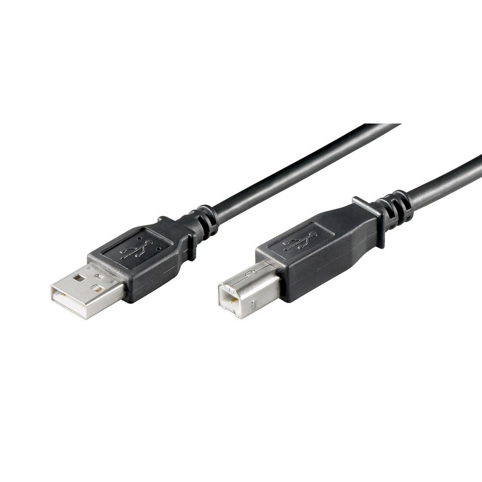 Luxorparts USB-B-kabel Svart 5 m