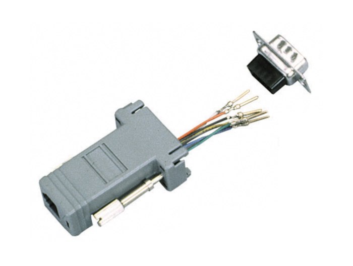 RJ45 till DB9 Stiftadapter. Stiftadapter