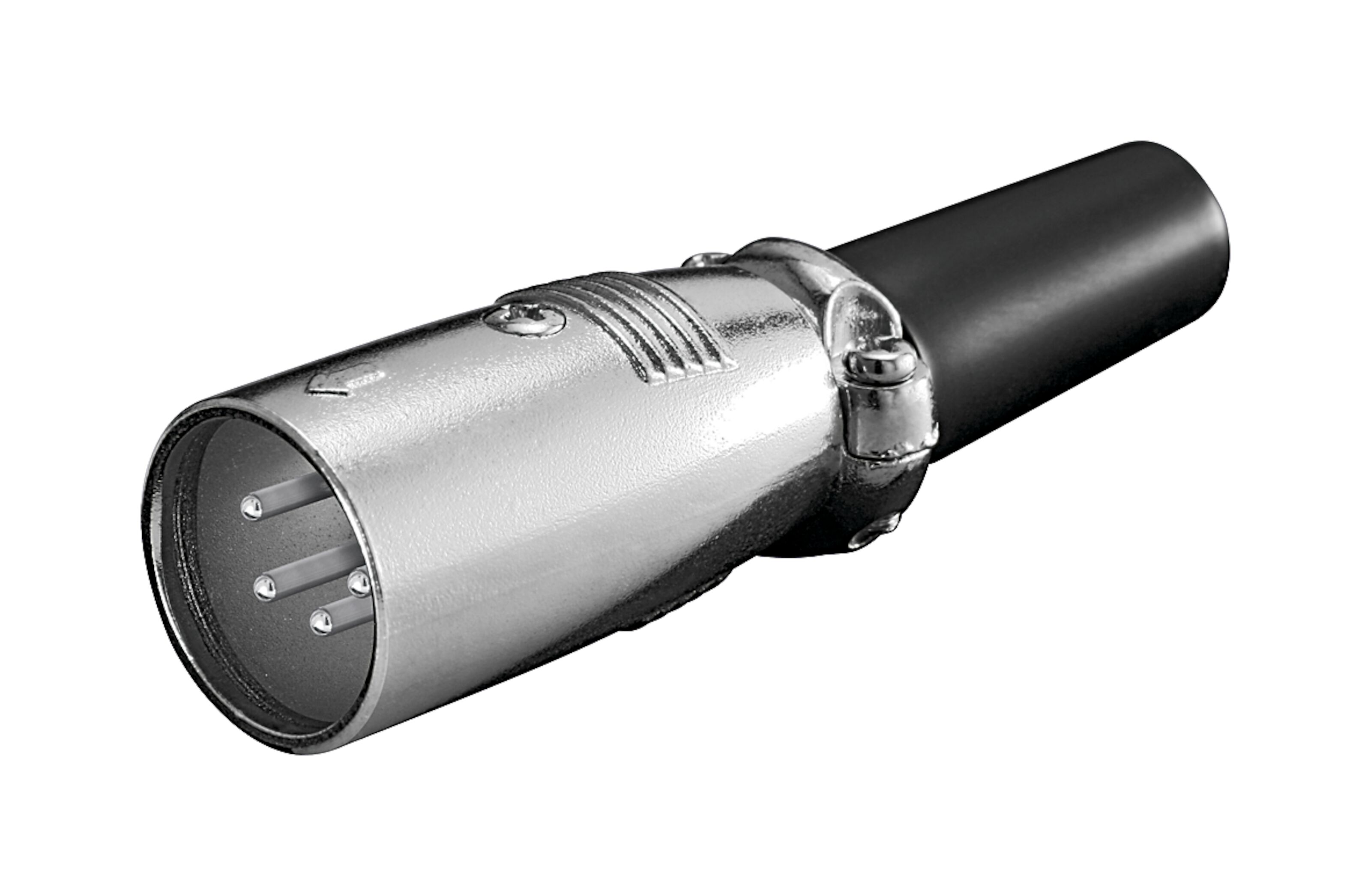 XLR-kontakt, 4-polet Hann