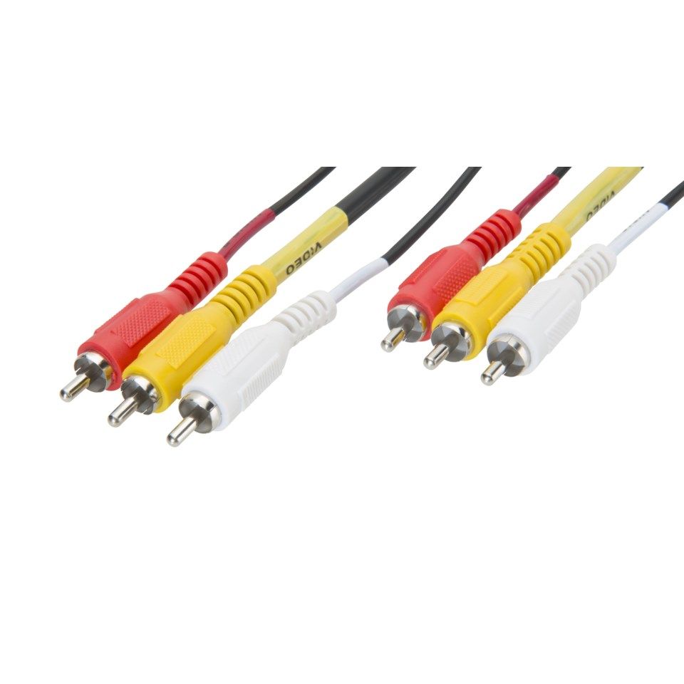 Luxorparts 3x RCA-kabel 1,5 m