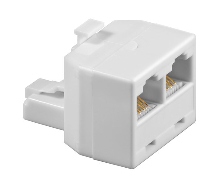 Splitter för tele RJ45 1 till 2