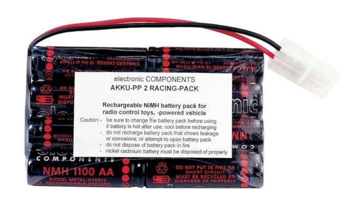 RC-batteripack NiMH 96 V 2000 mAh