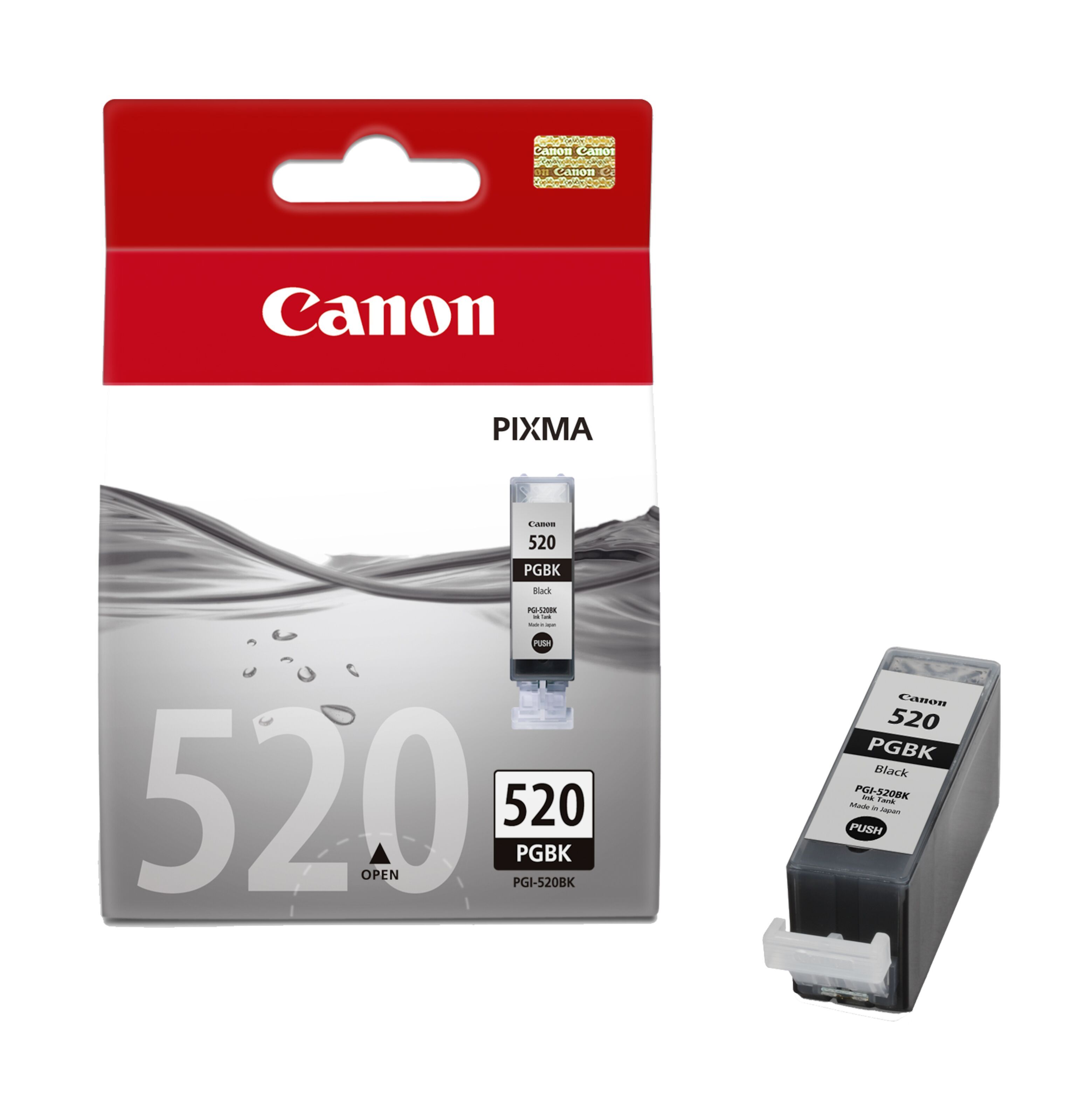 Original Canon PGI-520 Black Ink Cartridges- 2 Pack