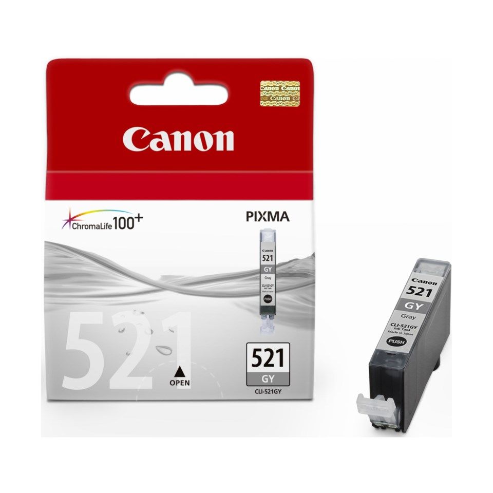 Canon CLI-521GY - Grå