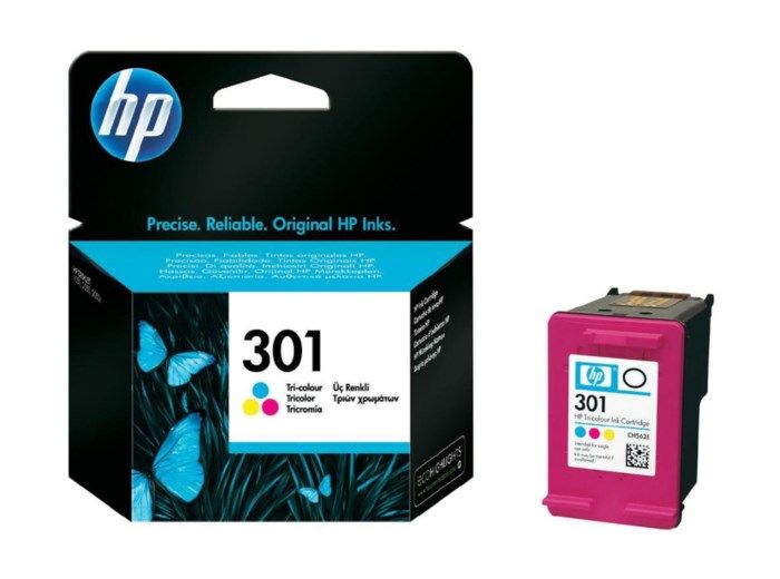 HP 301 Bläckpatron Flera färger. Originalbläck för HP-skrivare