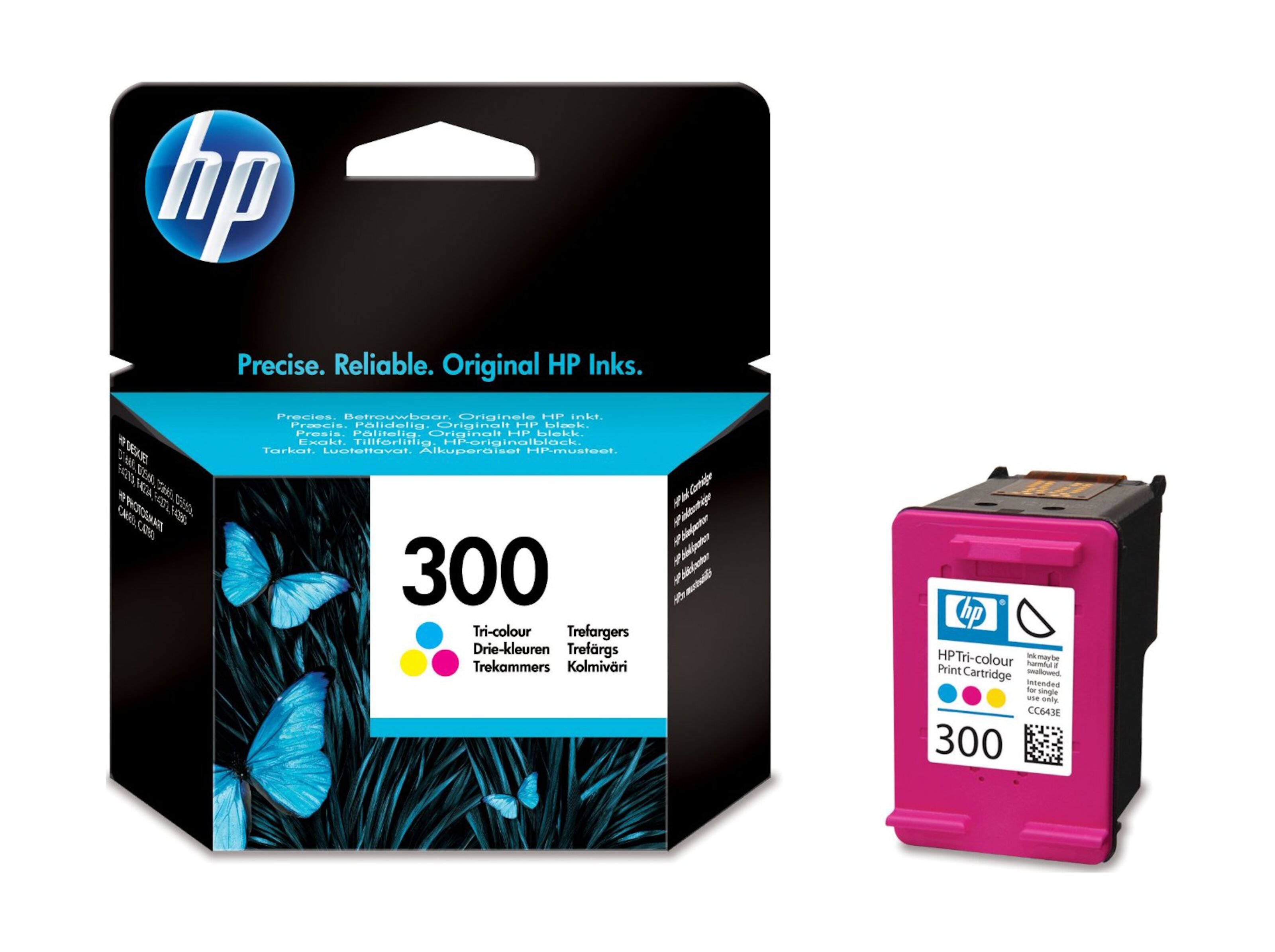 HP 300 Bläckpatron Flera färger