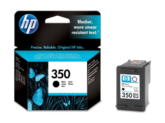 HP 350 Bläckpatron Svart