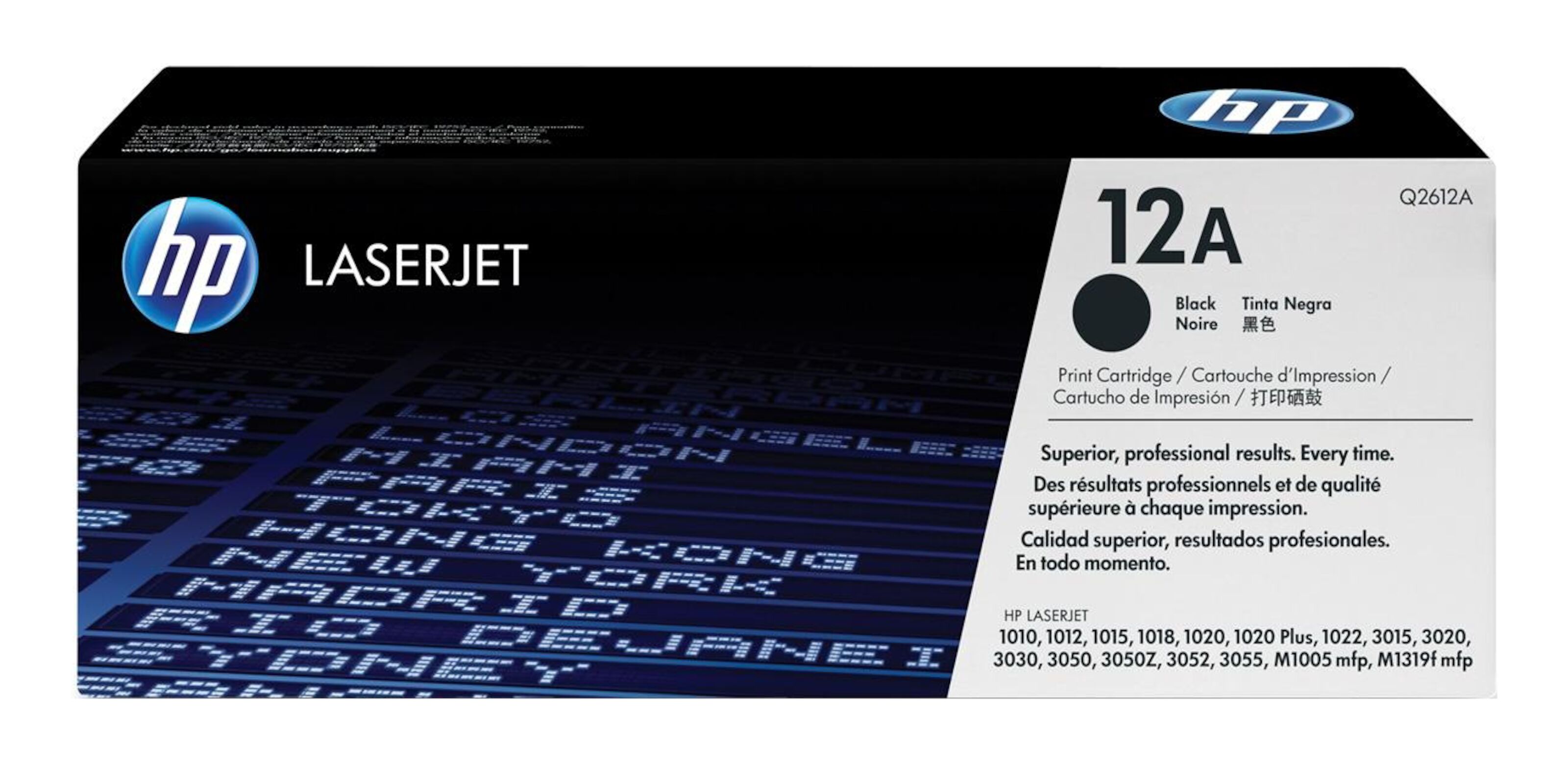 HP Toner 12A - Svart