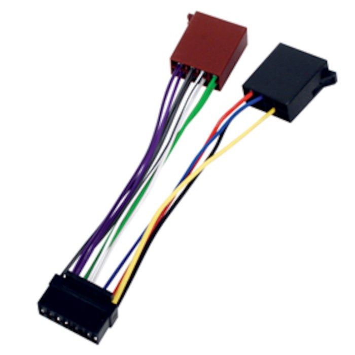 ISO-adapter för JVC 16-pin