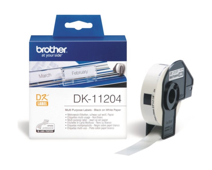 Brother DK-etiketter 17×54