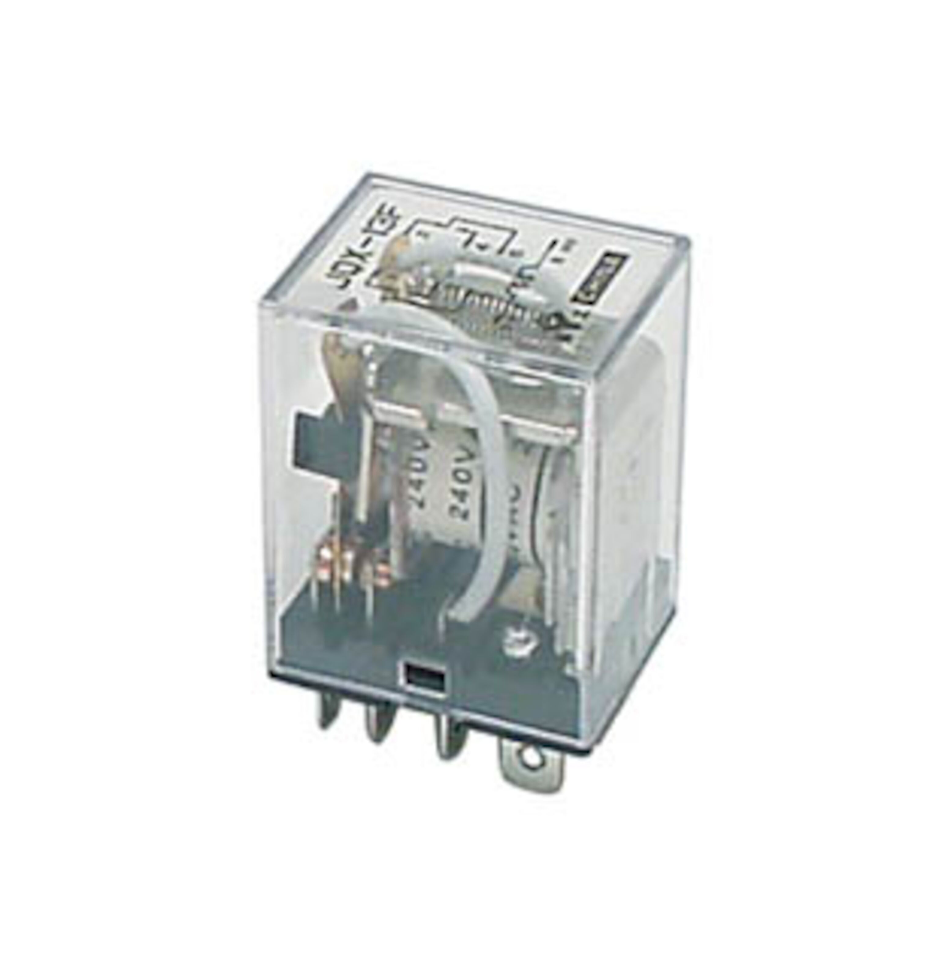 2-poligt relä 240 V AC 10 A / 250 V