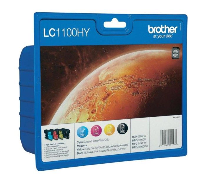 Brother LC1100HY Bläckpatron 4-pack
