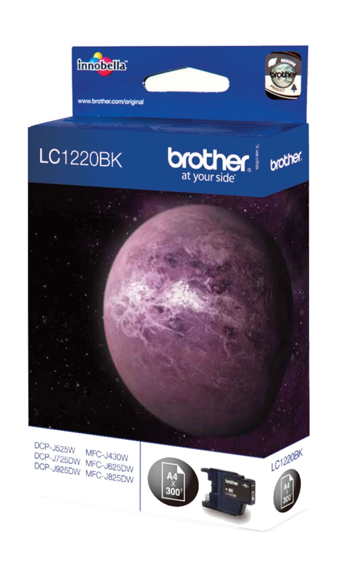 Brother LC1220BK Bläckpatron Svart