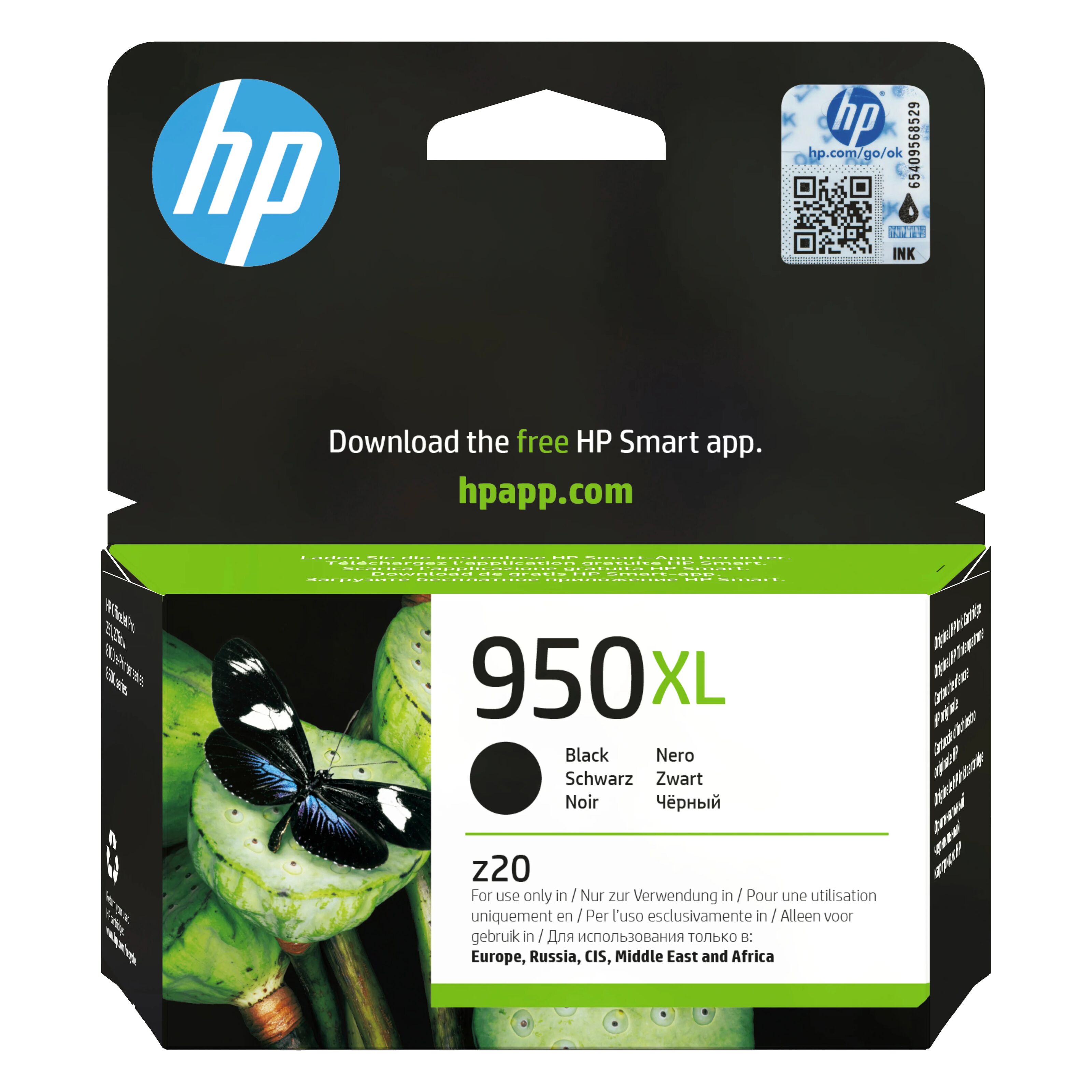 HP 950XL Bläckpatron Svart HP