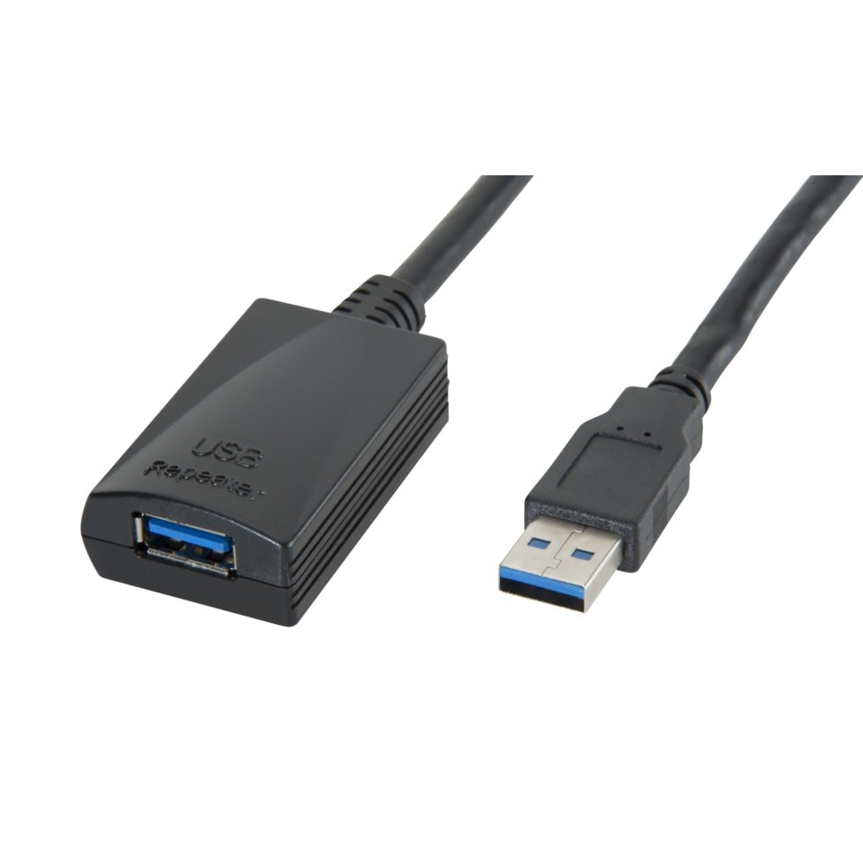 Luxorparts Aktiv USB 5 Gb/s-forlengelseskabel, 5 m