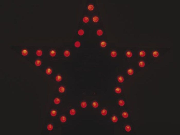 Velleman Röd LED-stjärna Byggsats