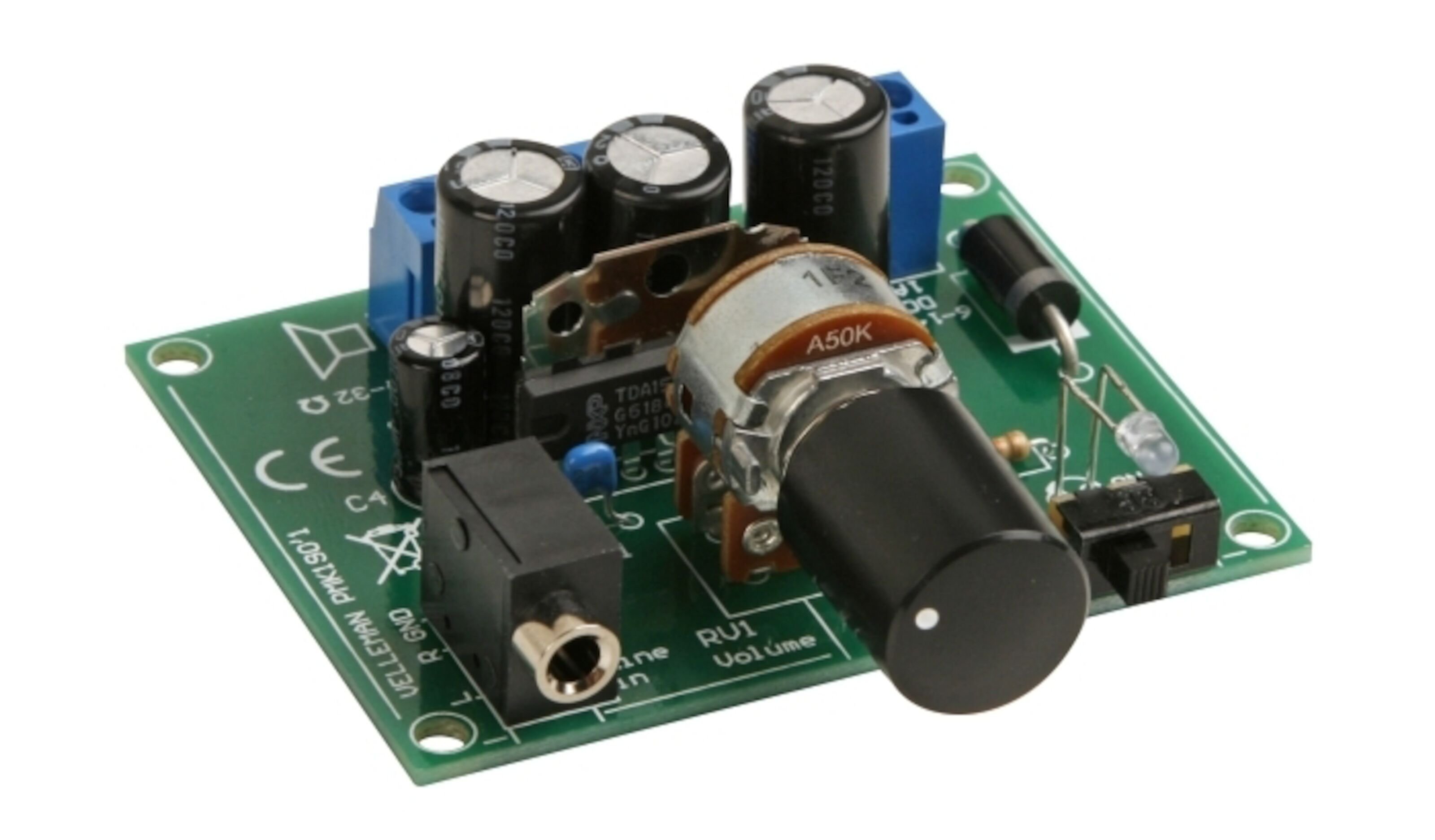 Velleman Stereoförstärkare 2x5 W Byggsats Byggsatser