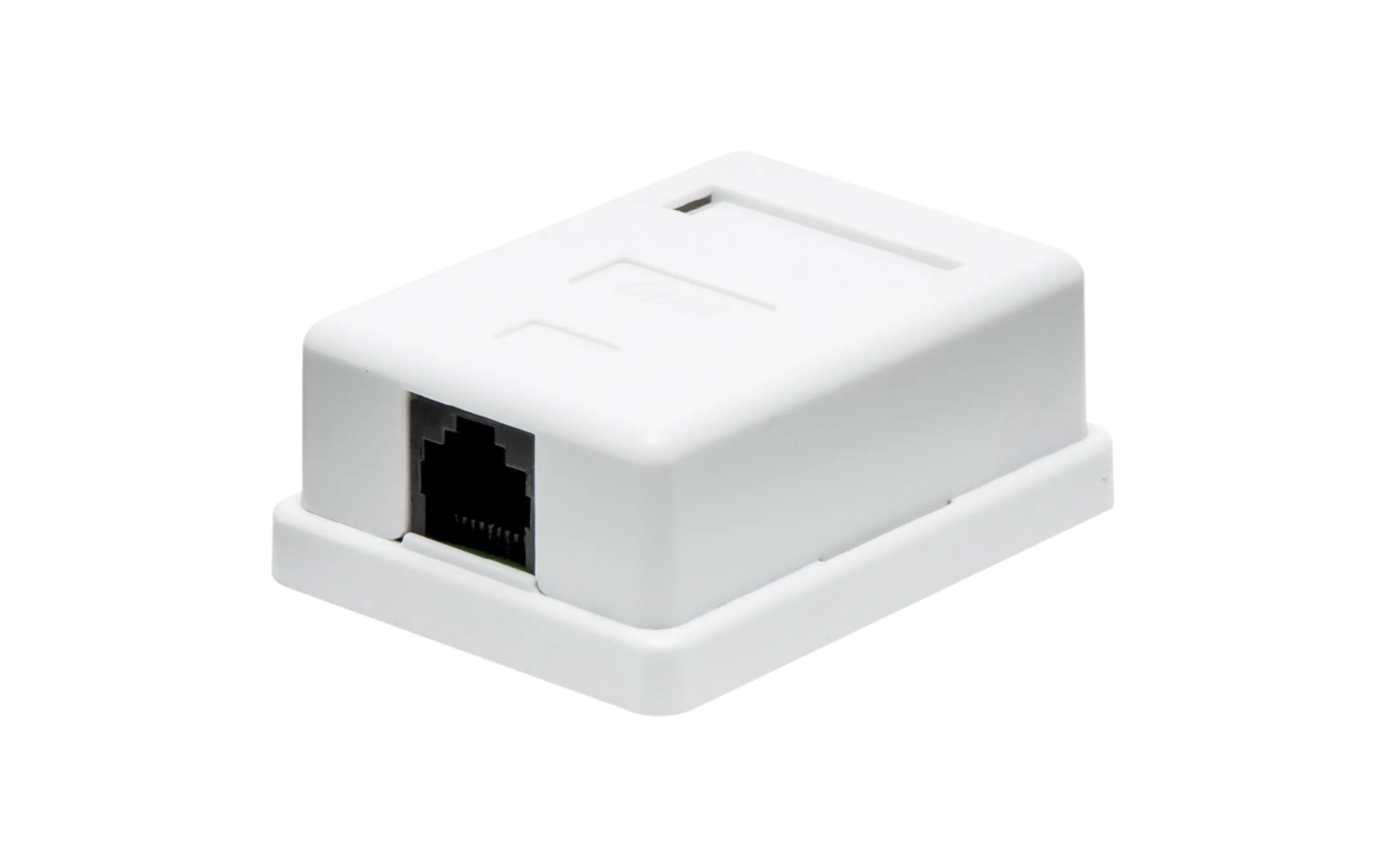 Utanpåliggande UTP-nätverksuttag Cat. 6 1-port