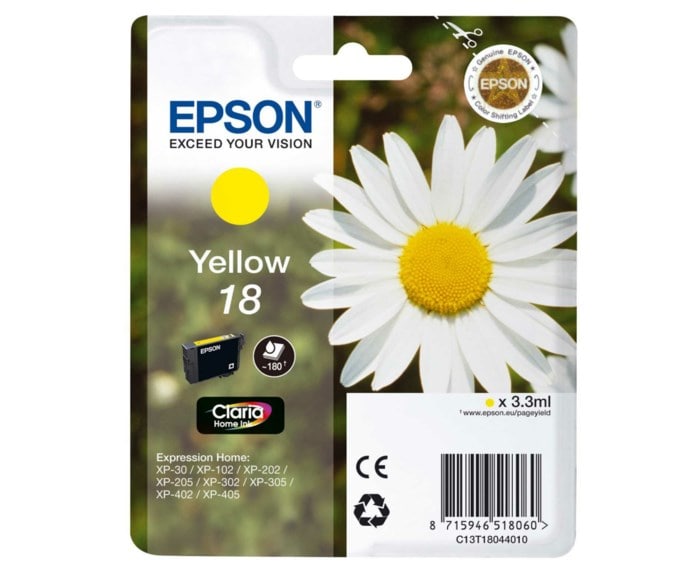 Epson T1804 Bläckpatron Gul