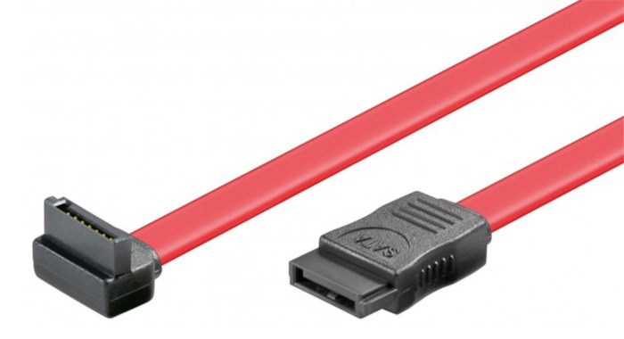 Vinklad Sata 3 Gb/s-kabel 05 m