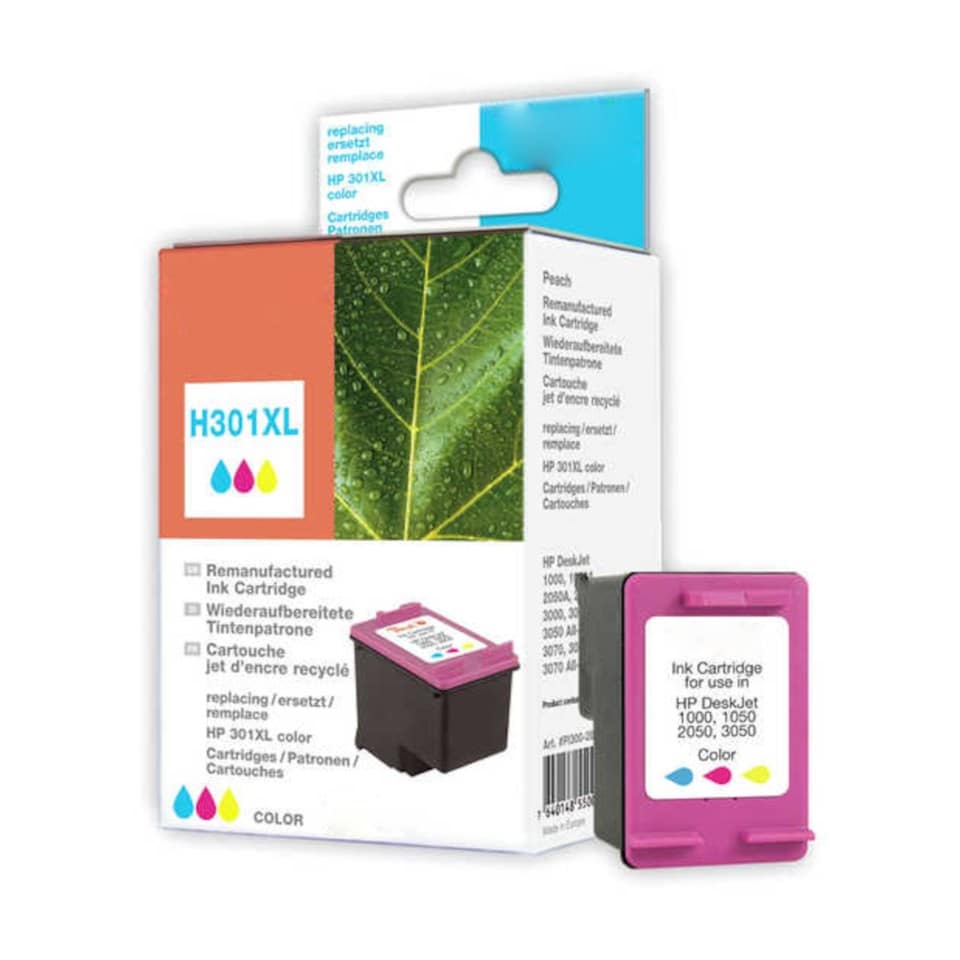 Peach Blekkpatron tilsvarer HP 301XL - flere farger