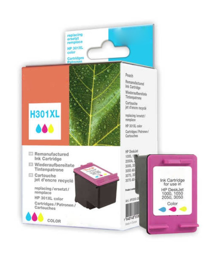 Peach HP 301XL Bläckpatron Flera färger